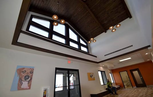 Interior shot of Coyne Portage.