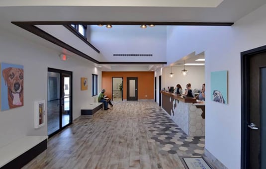 Interior shot of Coyne Portage.